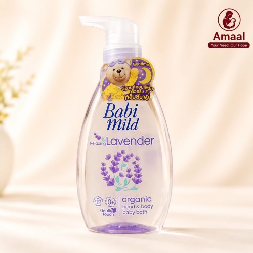 Babi Mild Relaxing Lavender Organic Head &amp;amp;amp; Body Baby Bath