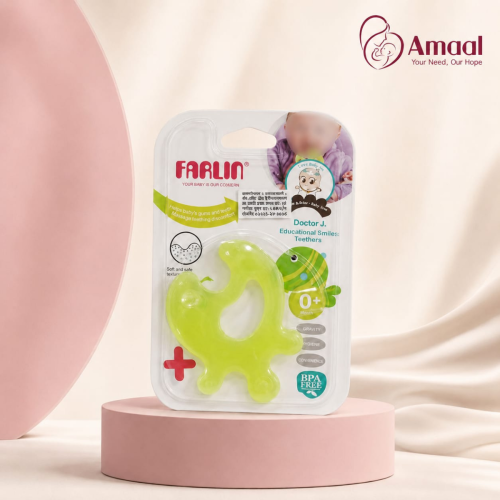 Farlin Doctor J Educational Smiles Teether – 0+ Months