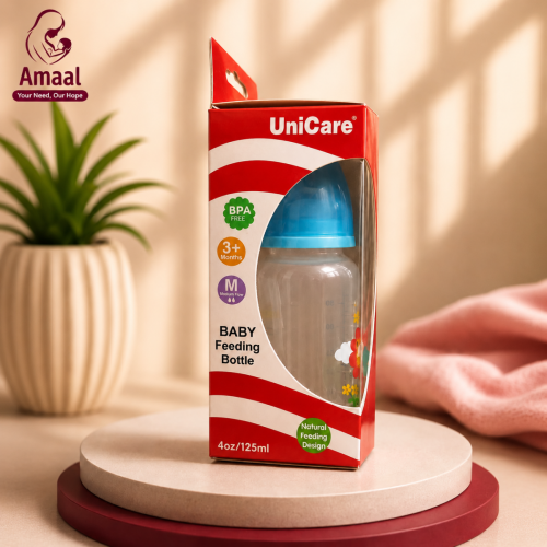 UniCare Baby Feeding Bottle (125ml / 4oz) – 3+ Months