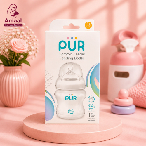 PUR Comfort Feeder Feeding Bottle (150ml / 5oz) – 3+ Months