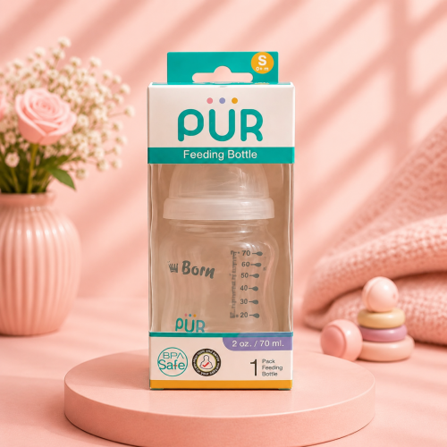PUR Feeding Bottle (70ml / 2oz) – S Size