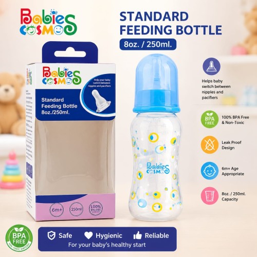 Babies Cosmos Standard Feeding Bottle plastic