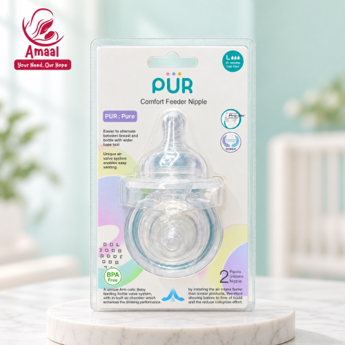 PUR Comfort Feeder Silicone Nipple