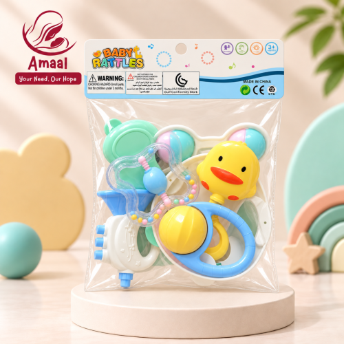 Baby Rattles Set – Colorful Sensory &amp;amp; Musical Toys