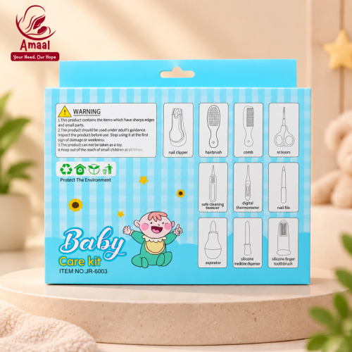 Baby Care Kit – 10-Piece Grooming &amp;amp; Hygiene Set (Pink)