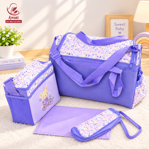 Amaal Baby Travel Organizer Bag – Stylish Baby Essentials Storage Bag