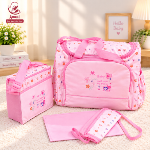 Amaal Baby Travel Organizer Bag – Stylish Baby Essentials Storage Bag