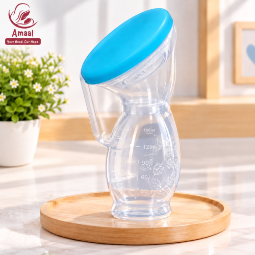 Manual Silicone Breast Pump – Comfortable Milk Expression Pump for Breastfeeding Mothers