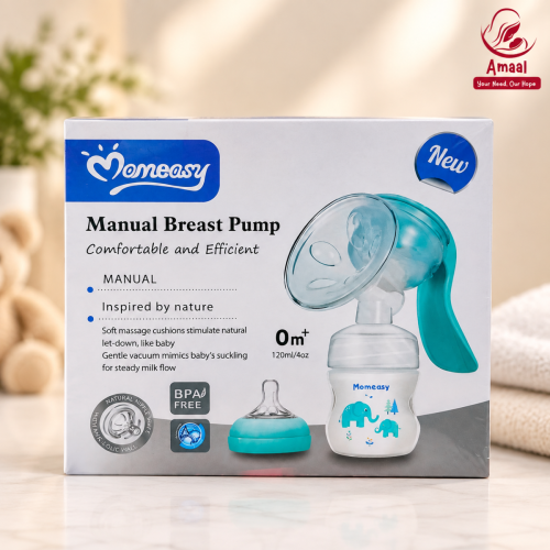 Momeasy Manual Breast Pump – Comfortable &amp; Efficient Milk Expression Solution