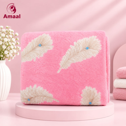 Amaal Baby Soft Cotton Towel – Gentle Absorbent Bath Towel for Newborns &amp; Infants