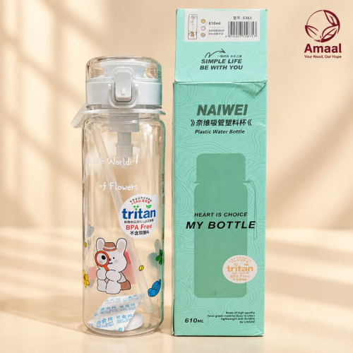 Naiwei Tritan Plastic Water Bottle 610ml