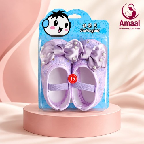Baby Girls Bow Shoes – Soft Newborn Baby Shoes