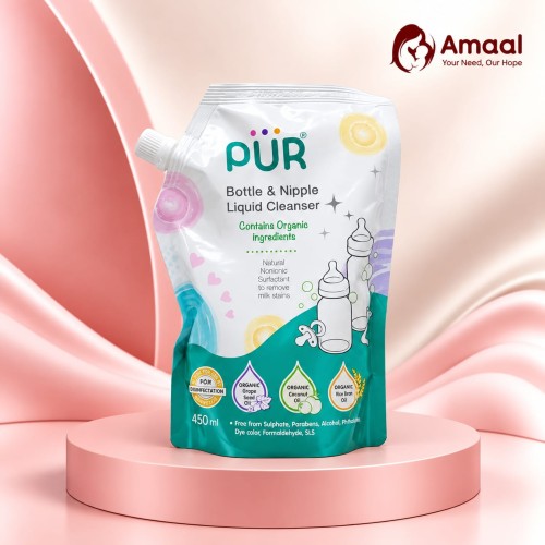 PUR Bottle and Nipple Liquid Cleanser 450ml