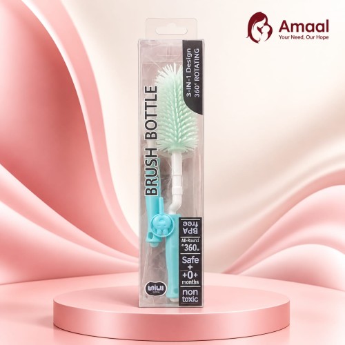 3-in-1 Rotating Baby Bottle Brush