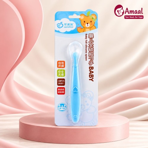 Applebear Baby Full Silicone Feeding Spoon