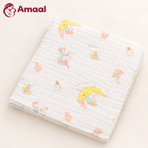 6 Layer Muslin Cotton Swaddle-size 42/42 inci