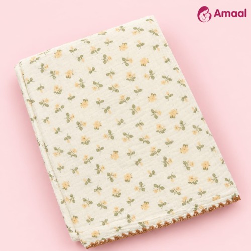 Double Muslin Cotton Swaddle - size 42/42 inc