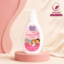 Babi Mild Sweety Pink Organic Baby Bath