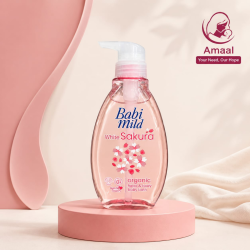 Babi Mild White Sakura Organic Head &amp; Body Baby Bath