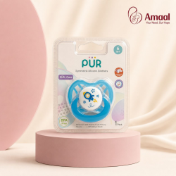 PUR Symmetric Silicone Soother Pacifier