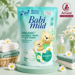 Babi Mild Organic Baby Fabric Wash with Softener - 530ml