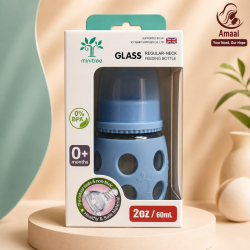 Minitree Glass Regular-Neck Feeding Bottle (2oz / 60ml)