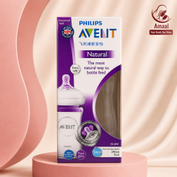 Philips Avent Natural Glass Baby Bottle (240ml / 8oz)