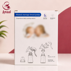 Manual Massage Breast Pump with Feeding Bottle