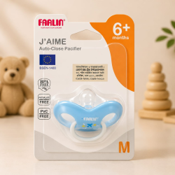 Farlin J’Aime Auto-Close Pacifier – 6+ Months (M)