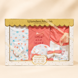 Wonderchildren 10 PCS Baby Gift Set – Soft Cotton Newborn Clothing Set