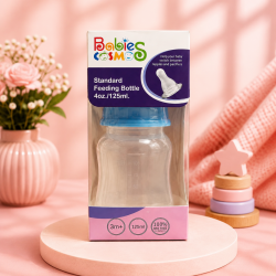 Babies Cosmos Standard Feeding Bottle (125ml / 4oz) – 3+ Months