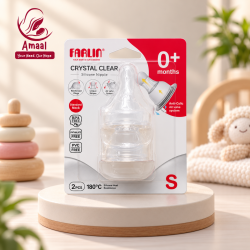 Farlin Crystal Clear &amp;amp; MomFit Silicone Baby Nipples