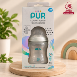 PUR Comfort Feeder Feeding Bottle – Anti-Colic Baby Feeding Bottle (250ml)