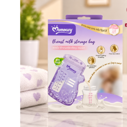 Momeasy Breast Milk Storage Bags with Double Seal Protection – 200 ml (25 pcs)