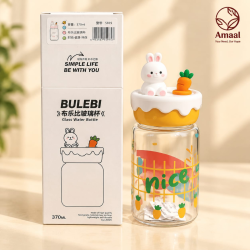 Bulebi Glass Water Bottle 370ml