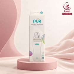 PUR Anti-Colic Feeding Bottle – BPA Free Baby Bottle 250 ml