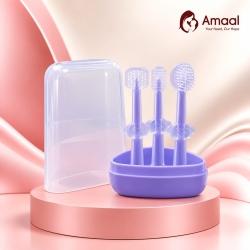 Baby Oral Care Training Toothbrush Set – 3 Piece