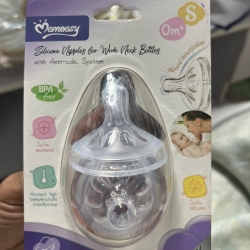 MomEasy Silicone Nipple for Wide Neck Baby Bottle