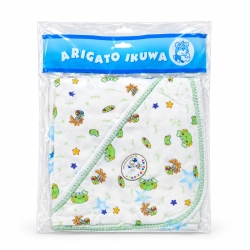 Arigato Ikuwa Baby Cotton Hooded Blanket