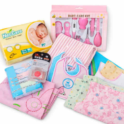 Newborn Baby Essential Gift Set – 10 Items Combo